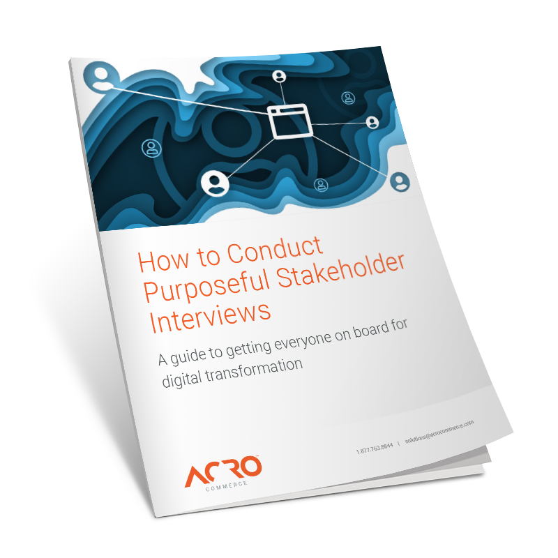 Stakeholder Interview Guide | Cover | Acro Commerce