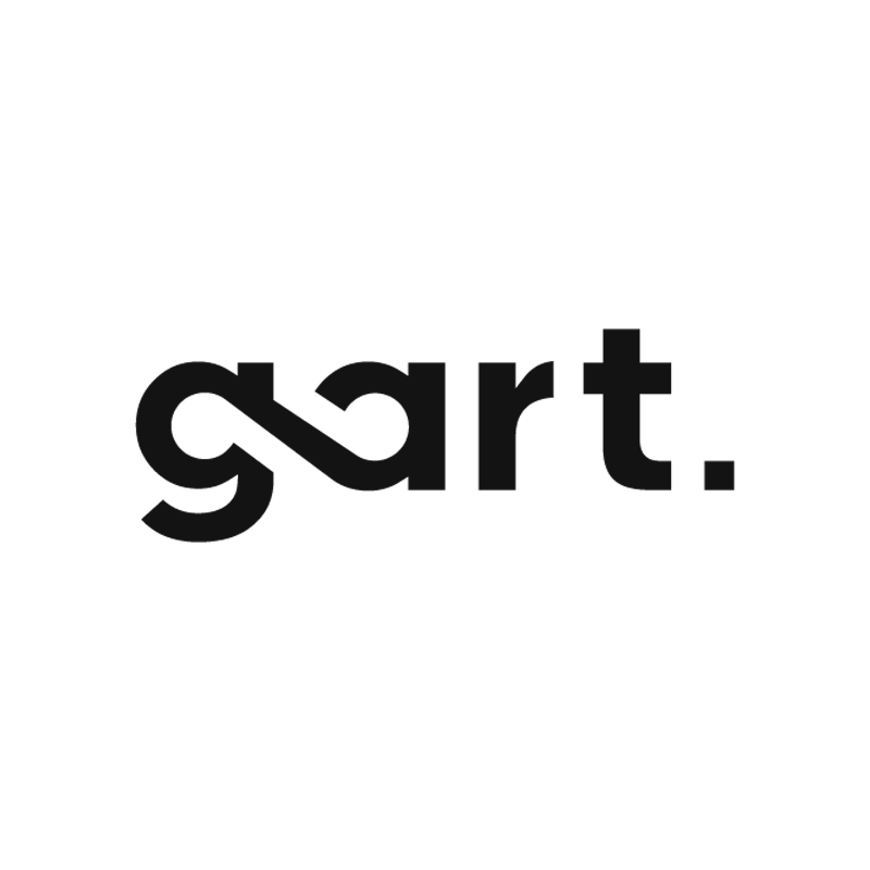 Gart Logo on a white circular background