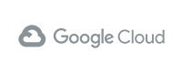 Greyscale Google Cloud Logo