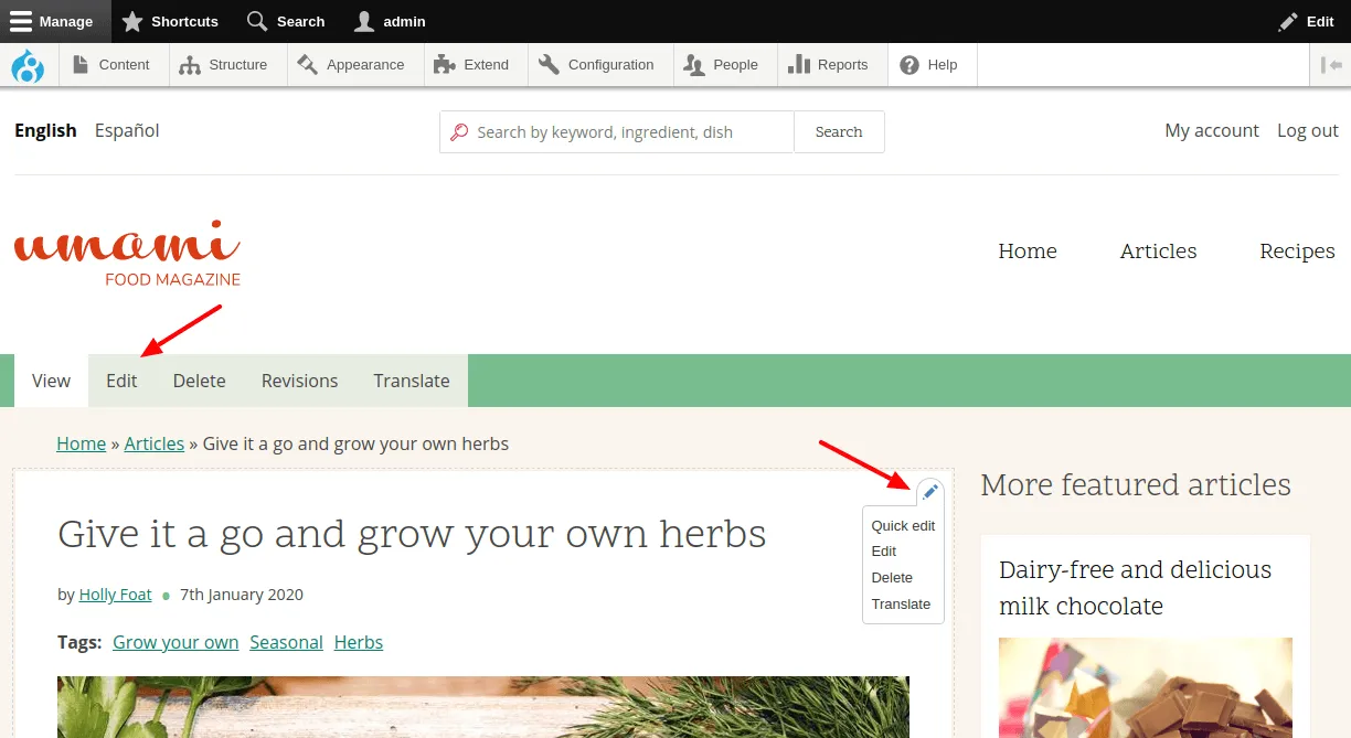Drupal’s Admin UI and How it Compares to WordPress