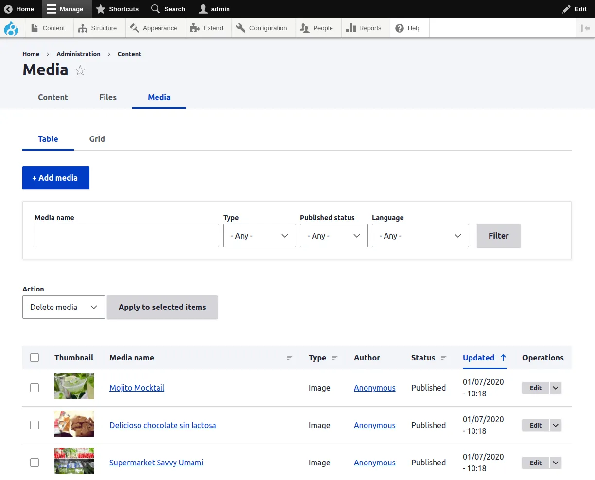 Drupal’s Admin UI and How it Compares to WordPress