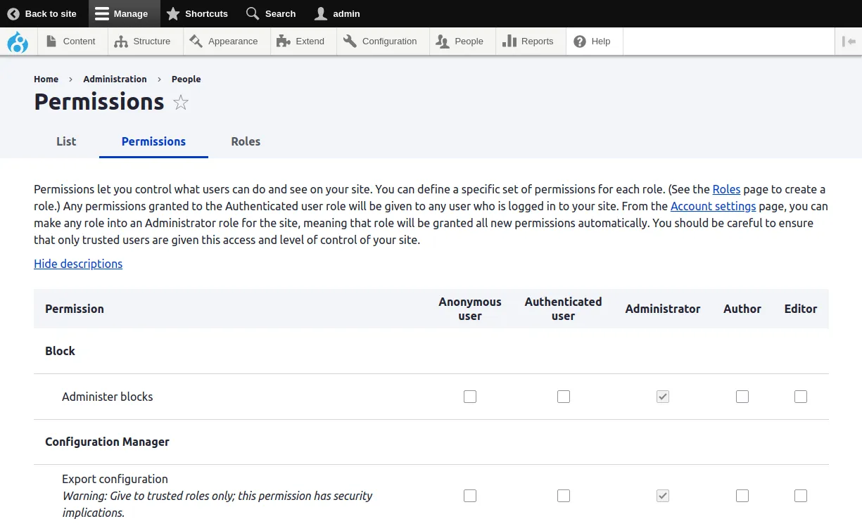 Drupal’s Admin UI and How it Compares to WordPress