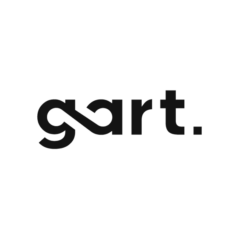Gart Logo on a white circular background
